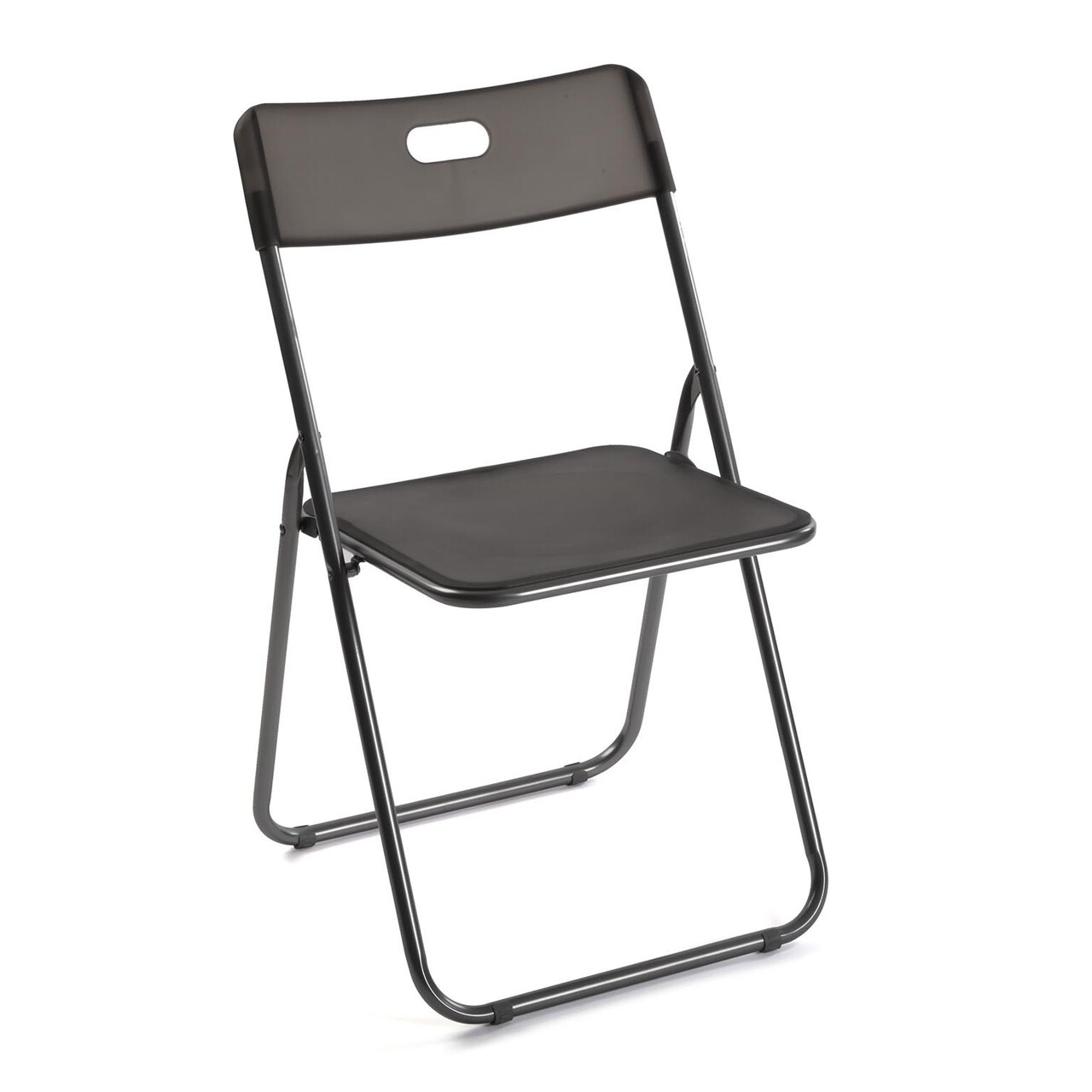 Scaun Tivoli, Versa, 46x46x79.5 cm, metal/polipropilena, negru - imagine 6